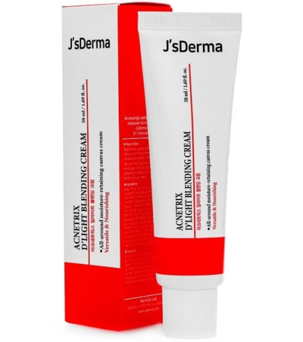 J’sDerma acnetrix d’light blending cream — відновлювальний крем для проблемної шкіри, 50 мл