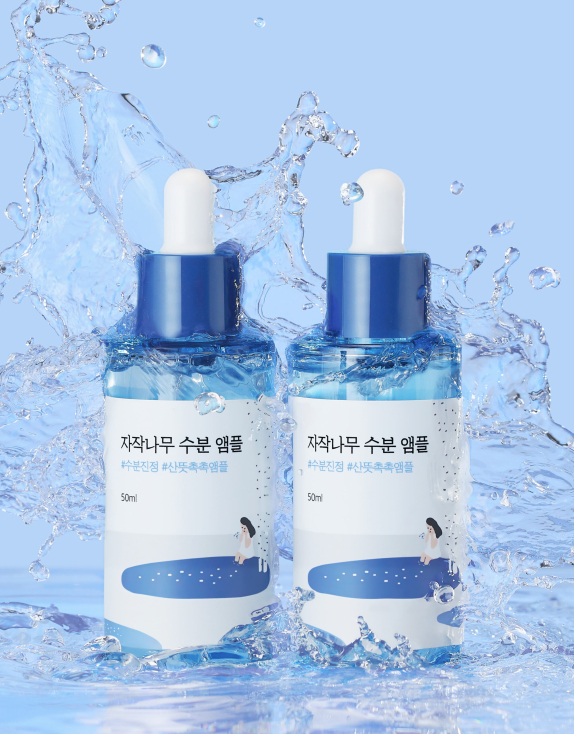 ROUND LAB Birch Juice Moisturizing Ampoule Зволожуюча ампульна сироватка для обличчя з березовим соком, 50 мл