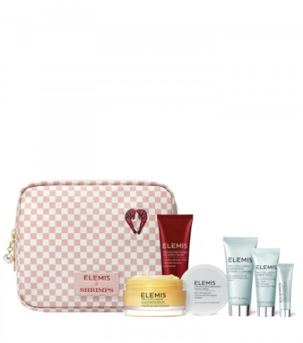 ELEMIS Shrimps Travel Icons Collection Набір бестселерів у тревел-форматі в косметичці