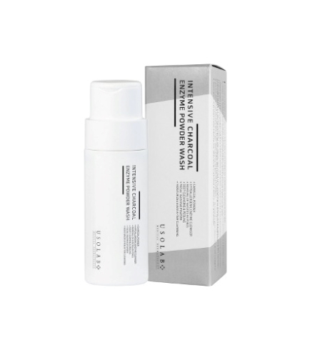 Usolab Intensive Charcoal Enzyme Powder Wash ензимна пудра для жирної та проблемної шкіри, 50 г