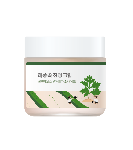 ROUND LAB Mugwort Calming Cream Заспокійливий крем для обличчя з полином, 80 мл