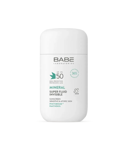 BABE Mineral Sunscreen Fluid SPF 50 мінеральний сонцезахисний флюїд з фізичними фільтрами, 50 мл