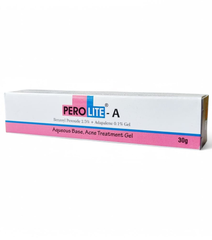 Perolite-A Gel Benzoyl Peroxide 2.5% + Adapalene 0.1% Гель від акне з бензоїл пероксидом 2,5% та адапаленом 0,1%, 30 г