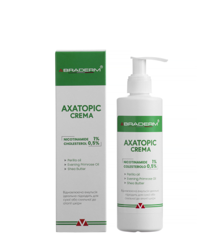 Braderm Axatopic Cream Заспокійливий крем для атопічної шкіри, 250 мл