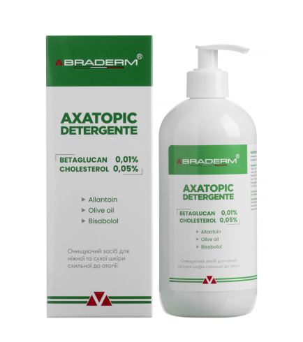 Braderm Axatopic Detergent Гель для очищення атопічної шкіри, 500 мл