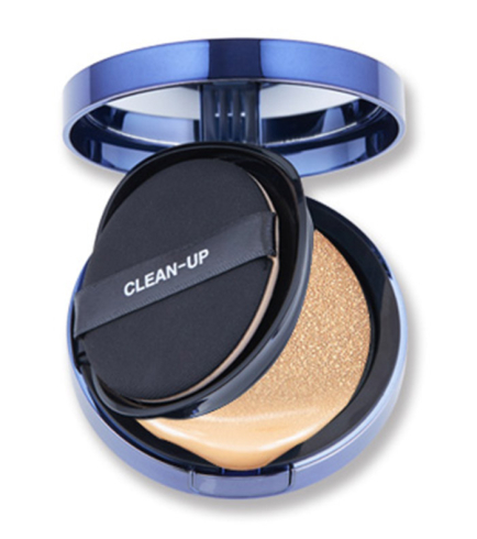 Clean-Up Skinfit Cushionpact No.21 SPF 50+ PA+++ Інноваційний кушон зі змінним блоком, тон 21