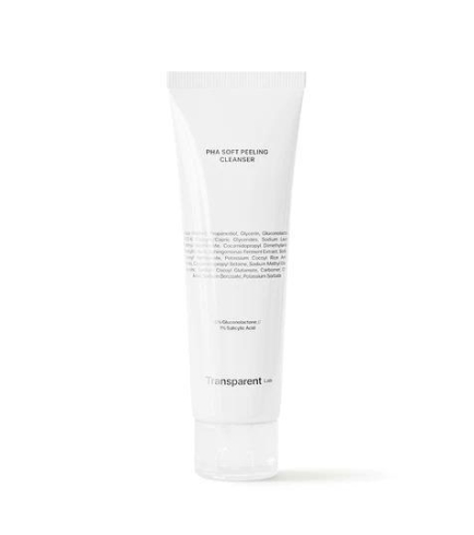 Transparent Lab PHA Soft Peeling Cleanser очищуючий засіб для обличчя з ефектом пілінгу, 150 мл