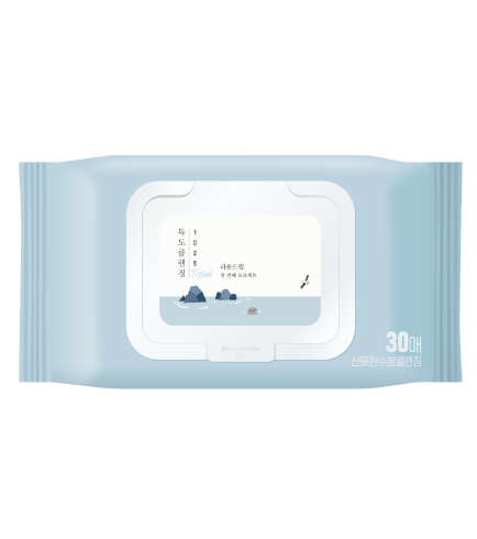 ROUND LAB 1025 Dokdo Cleansing Tissue Очищувальні серветки для обличчя, 30 шт