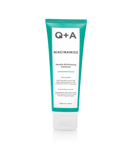 Q+A Niacinamide Gentle Exfoliating Cleanser Очищуючий засіб для обличчя з ніацинамідом, 125 мл