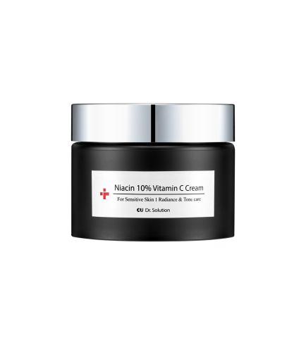 Cuskin Dr. Solution Niacin 10% Vitamin C Cream Освітлюючий антиоксидантний крем з ніацинамідом 10% та вітаміном С, 50 мл