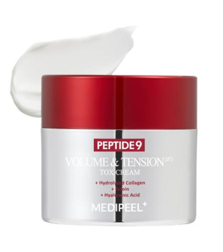 MEDI-PEEL Peptide 9 Volume And Tension Tox Cream Антивіковий крем для обличчя з пептидами та волюфіліном, 50 мл
