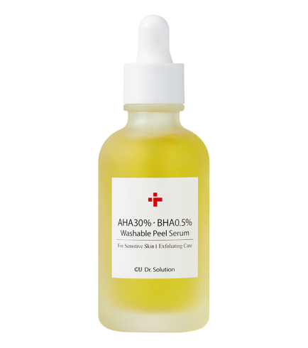 Cuskin Dr.Solution AHA 30% BHA 0.5% Washable Peel Serum Пілінг-сироватка з кислотами, 50 мл