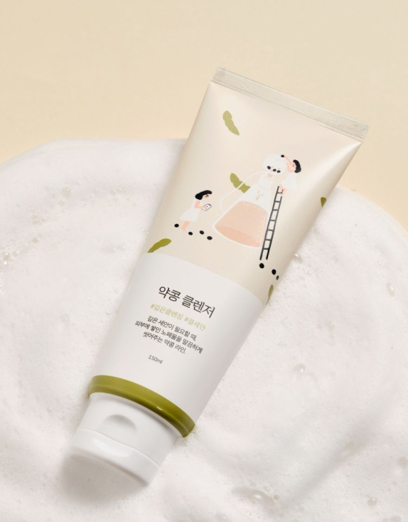 ROUND LAB Soybean Cleanser Очищуюча пінка для обличчя з чорними соєвими бобами, 150 мл