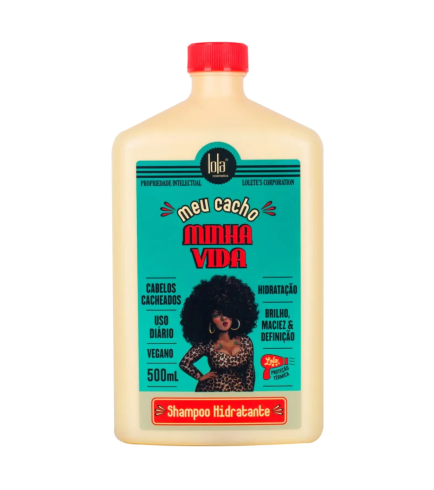 Lola From Rio Meu Cacho Minha Vida Shampoo Зволожуючий шампунь для кучерявого волосся, 500 мл