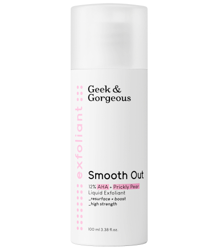 Geek & Gorgeous Smooth Out Ексфоліант з AHA кислотами для сяйва та оновлення шкіри, 100 мл