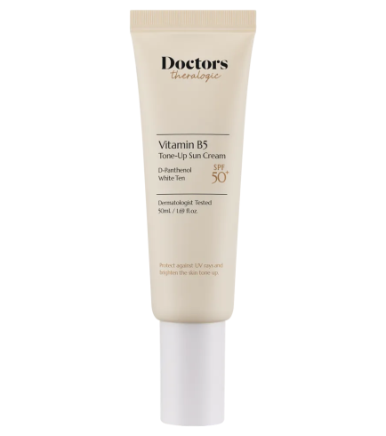 Doctors Tone Up Sun Cream SPF50+ Сонцезахисний крем для обличчя з освітлюючим ефектом, 50 мл