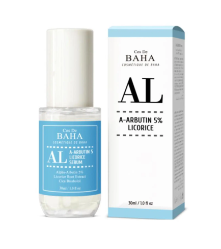 Cos De Baha Alpha-Arbutin 5% + Licorice Serum освітлювальна сироватка з арбутином і лакрицею, 30 мл