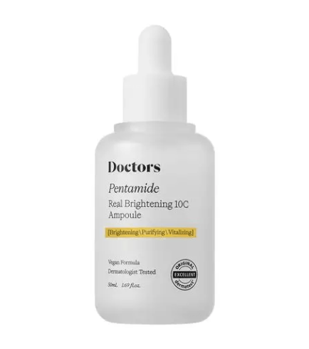 Doctors Pentamide Real Brightening 10C Ampoule Освітлююча сироватка для обличчя для вирівнювання тону шкіри, 50 мл