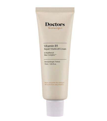 Doctors Vitamin B5 Repair Madecell Cream Відновлюючий крем для обличчя з Д-пантенолом, 70 мл