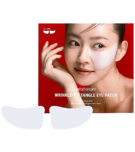 MEDITHERAPY Wrinkle-Fit Tangle Eye Patch Гідрогелеві патчі для шкіри навколо очей з колагеном, 4 шт