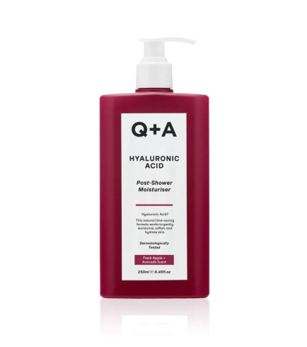 Q+A Hyaluronic Acid Post-Shower Moisturiser Засіб для зволоження тіла після душу, 250 мл