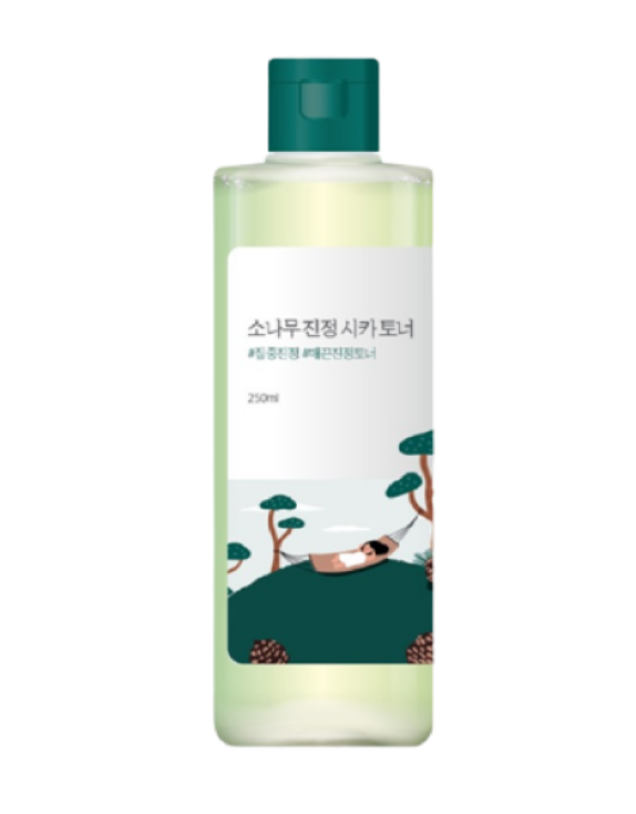 ROUND LAB Pine Calming Cica Toner Заспокійливий тонер для обличчя з центелою та сосною, 250 мл