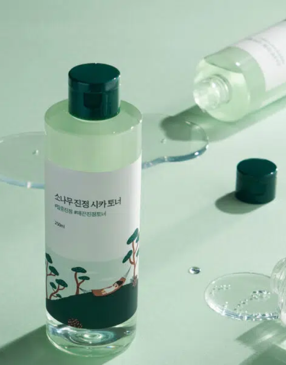 ROUND LAB Pine Calming Cica Toner Заспокійливий тонер для обличчя з центелою та сосною, 250 мл