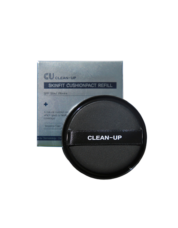Clean-Up Skinfit Cushionpact No.21 SPF 50+ PA+++ REFILL Змінний блок до кушону, тон 21