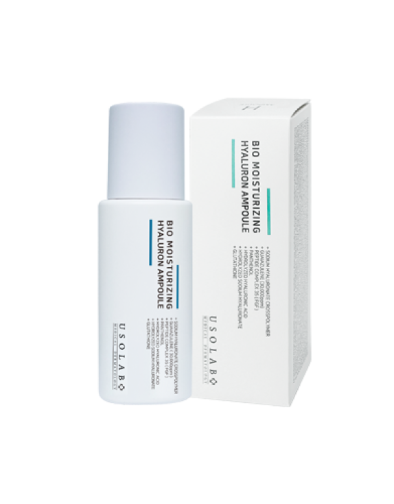 Usolab Bio Moisturizing Hyaluron Ampoule зволожуюча, заспокійлива та омолоджуюча сироватка, 50 мл