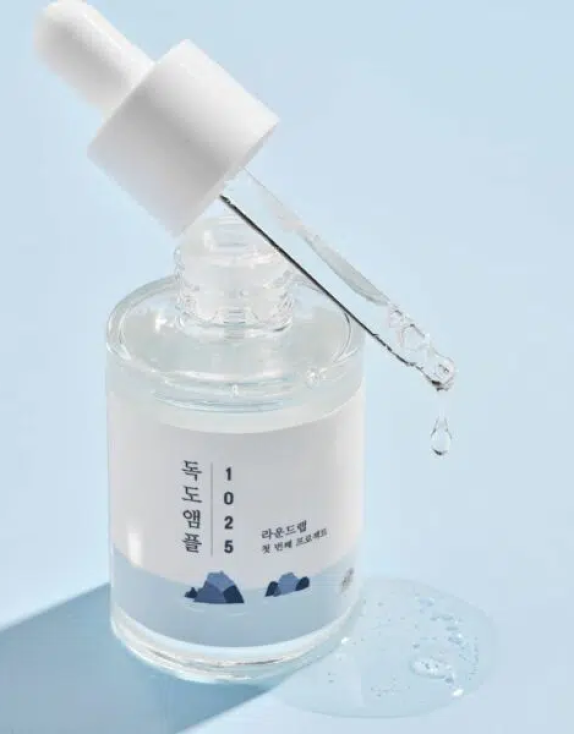 ROUND LAB 1025 Dokdo Ampoule Зволожуюча сироватка для обличчя для чутливої шкіри, 45 г