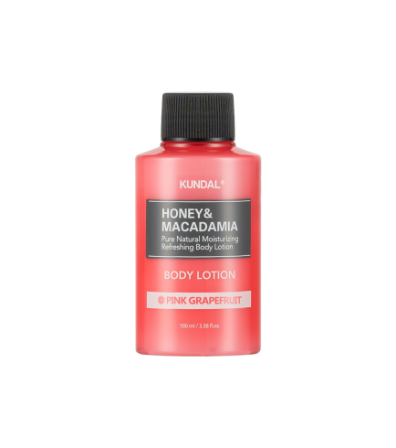 Kundal Honey & Macadamia Body Lotion Pink Grapefruit Лосьйон для тіла з ароматом грейпфрута, 100 мл